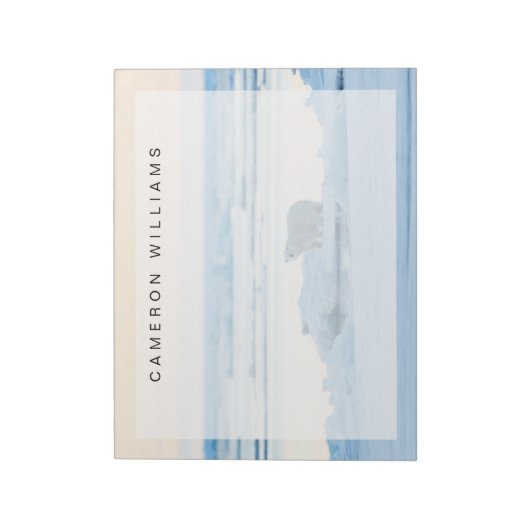 IJs en sneeuw | Polar Beer Iceberg Noorwegen Notitieblok (Linkerzijde)