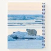 IJs en sneeuw | Polar Beer Iceberg Noorwegen Notitieboek (Achterkant)