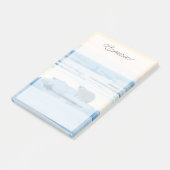 IJs en sneeuw | Polar Beer Iceberg Noorwegen Post-it® Notes (Schuin)