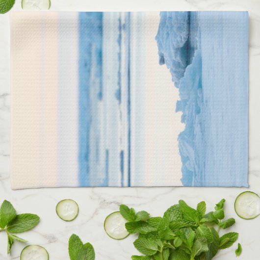 IJs en sneeuw | Polar Beer Iceberg Noorwegen Theedoek (Gevouwen)