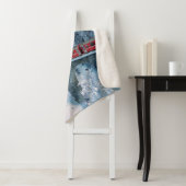 IJs en sneeuw | Red Bernina Express Train Zwitserl Sherpa Deken (In situ)