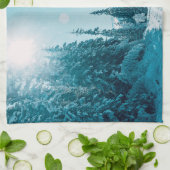 IJs en sneeuw | Reserve voor de Natuur van Altai,  Theedoek (Gevouwen)