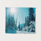 IJs en sneeuw | Reserve voor de Natuur van Altai,  Wandkleed (Voorkant (horizontaal))