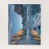 IJs en sneeuw | Rijst IJs in de vallei van Yosemit Legpuzzel (Verticaal)