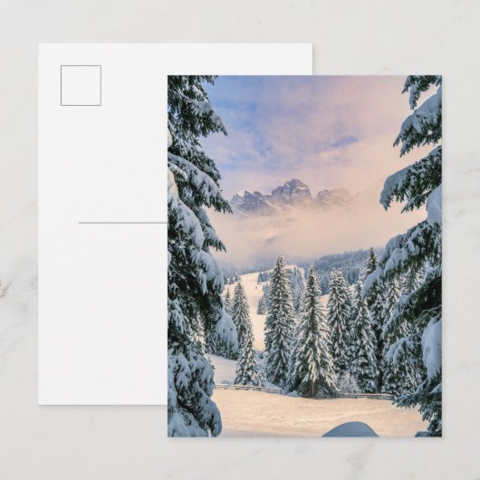 IJs en sneeuw | Rosengarten, Duitsland Briefkaart (Voorkant / Achterkant)