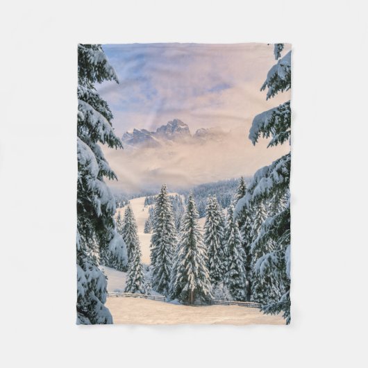 IJs en sneeuw | Rosengarten, Duitsland Fleece Deken (Voorkant)
