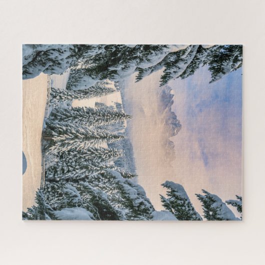 IJs en sneeuw | Rosengarten, Duitsland Legpuzzel (Horizontaal)