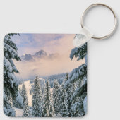 IJs en sneeuw | Rosengarten, Duitsland Sleutelhanger (Achterkant)