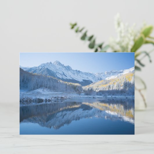 IJs en sneeuw | Silverton, Colorado Bedankkaart (Staand voorkant)