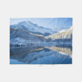 IJs en sneeuw | Silverton, Colorado Fleece Deken (Voorkant (Horizontaal))