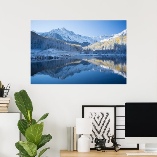 IJs en sneeuw | Silverton, Colorado Poster (Thuiskantoor)