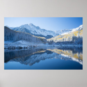 IJs en sneeuw   Silverton, Colorado Poster