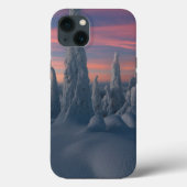IJs en sneeuw | Sneeuwwerende bomen, Lapland, Finl Case-Mate iPhone Case (Achterkant)