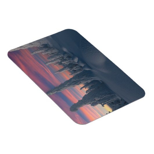 IJs en sneeuw | Sneeuwwerende bomen, Lapland, Finl Magneet (Rechterzijde)