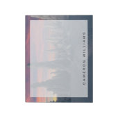 IJs en sneeuw | Sneeuwwerende bomen, Lapland, Finl Notitieblok (Linkerzijde)