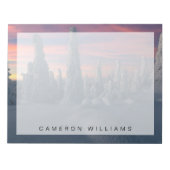 IJs en sneeuw | Sneeuwwerende bomen, Lapland, Finl Notitieblok (Voorkant)