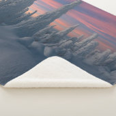 IJs en sneeuw | Sneeuwwerende bomen, Lapland, Finl Sherpa Deken (3/4)