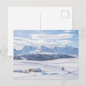 IJs en sneeuw | Snowscape European Alps, Italië Briefkaart (Voorkant / Achterkant)
