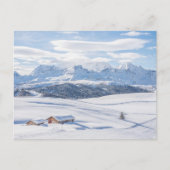 IJs en sneeuw | Snowscape European Alps, Italië Briefkaart (Voorkant)