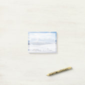 IJs en sneeuw | Snowscape European Alps, Italië Post-it® Notes (Op bureau)