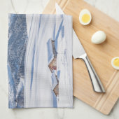 IJs en sneeuw | Snowscape European Alps, Italië Theedoek (Quarter Fold)