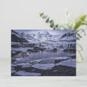 IJs en sneeuw | Sólheimajökull Glacier, IJsland Bedankkaart (Staand voorkant)