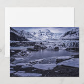 IJs en sneeuw | Sólheimajökull Glacier, IJsland Bedankkaart (Voorkant / Achterkant)