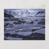 IJs en sneeuw | Sólheimajökull Glacier, IJsland Briefkaart (Voorkant)