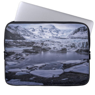 IJs en sneeuw   Sólheimajökull Glacier, IJsland Laptop Sleeve
