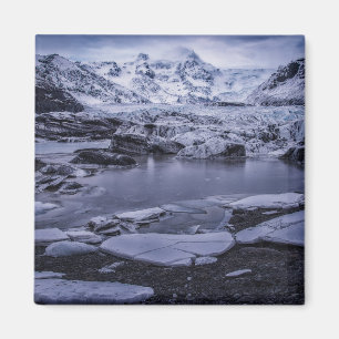 IJs en sneeuw Sólheimajökull Glacier, IJsland Magneet
