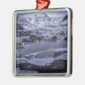 IJs en sneeuw | Sólheimajökull Glacier, IJsland Metalen Ornament (Links)
