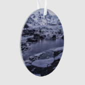 IJs en sneeuw | Sólheimajökull Glacier, IJsland Ornament (voorkant)