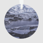 IJs en sneeuw | Sólheimajökull Glacier, IJsland Ornament (achterkant)