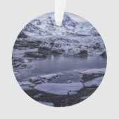 IJs en sneeuw | Sólheimajökull Glacier, IJsland Ornament (voorkant)