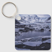 IJs en sneeuw | Sólheimajökull Glacier, IJsland Sleutelhanger (Voorkant)