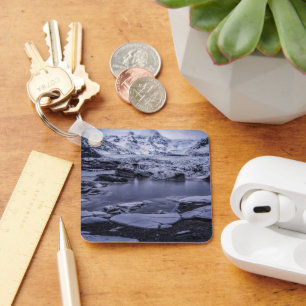 IJs en sneeuw   Sólheimajökull Glacier, IJsland Sleutelhanger