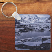 IJs en sneeuw | Sólheimajökull Glacier, IJsland Sleutelhanger (Voorkant)