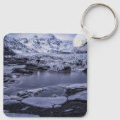 IJs en sneeuw | Sólheimajökull Glacier, IJsland Sleutelhanger (Achterkant)