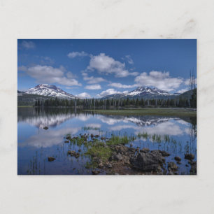 IJs en sneeuw Sparks Lake, Oregon Briefkaart