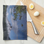 IJs en sneeuw | Sparks Lake, Oregon Theedoek (Quarter Fold)
