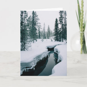 IJs en sneeuw Streaming in een sneeuwwinterlands Kaart