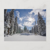 IJs en sneeuw | Sunrise Snow Alberta, Canada Briefkaart (Voorkant)