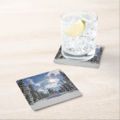 IJs en sneeuw | Sunrise Snow Alberta, Canada Kartonnen Onderzetters (Insitu)