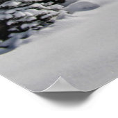 IJs en sneeuw | Sunrise Snow Alberta, Canada Poster (Hoek)