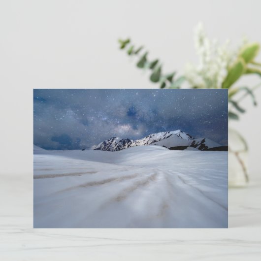 IJs en sneeuw | Tateyama-Kurobe, Japan Bedankkaart (Staand voorkant)