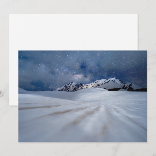 IJs en sneeuw | Tateyama-Kurobe, Japan Bedankkaart (Voorkant / Achterkant)