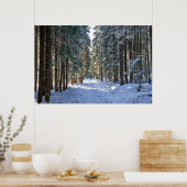 IJs en sneeuw | Tatra-gebergte, Polen Poster (Keuken)