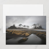 IJs en sneeuw | Vestrahorngebergte in IJsland Bedankkaart (Voorkant / Achterkant)