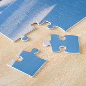 IJs en sneeuw | Winter Log Cabin Swiss Alps Legpuzzel (Zijkant)