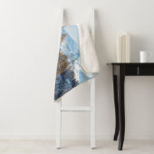 IJs en sneeuw | Winter Log Cabin Swiss Alps Sherpa Deken (In situ)